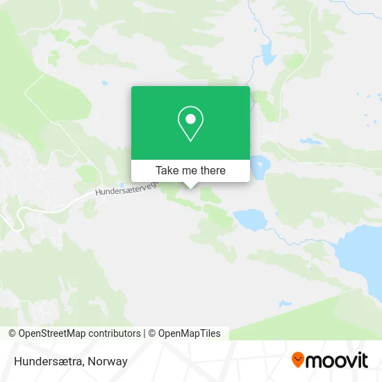 Hundersætra map