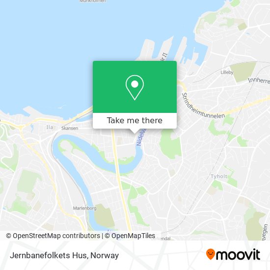 Jernbanefolkets Hus map