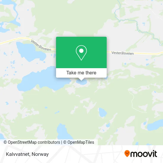 Kalvvatnet map
