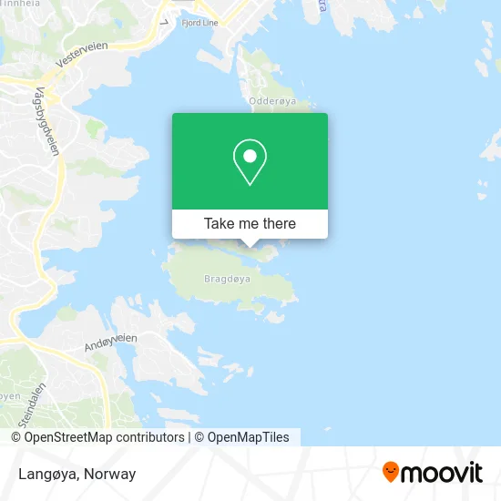 Langøya map