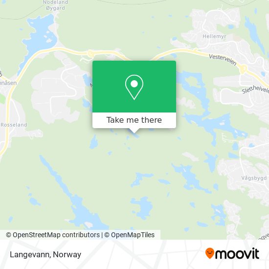 Langevann map