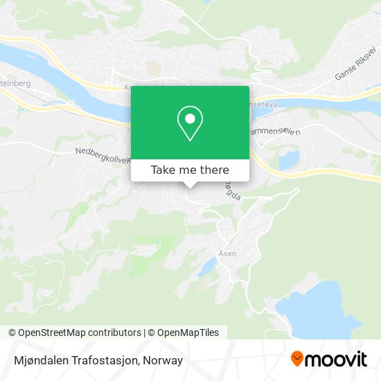 Mjøndalen Trafostasjon map