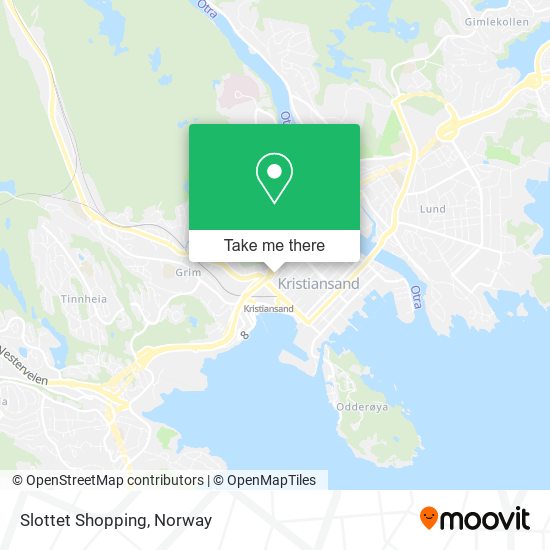 Slottet Shopping map