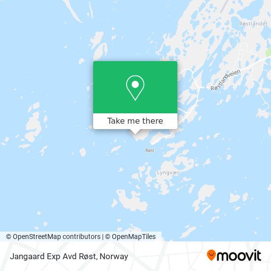 Jangaard Exp Avd Røst map