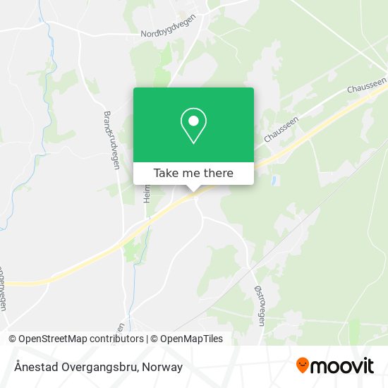 Ånestad Overgangsbru map