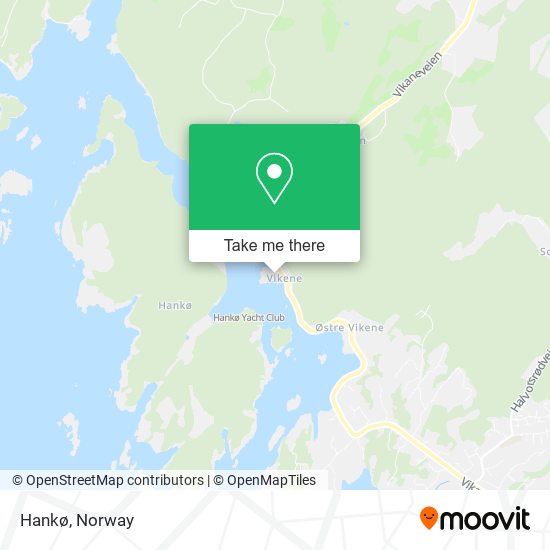 Hankø map