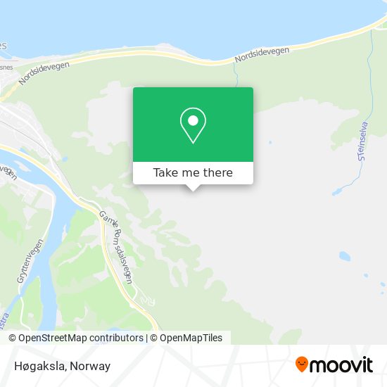 Høgaksla map