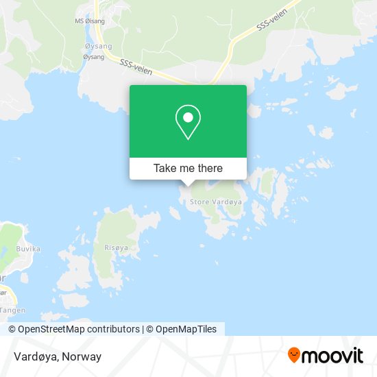 Vardøya map