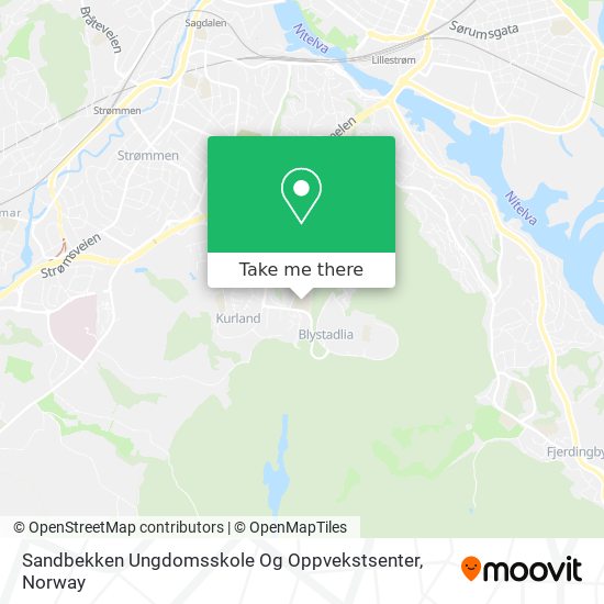 Sandbekken Ungdomsskole Og Oppvekstsenter map