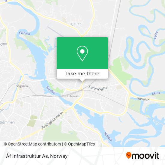 Åf Infrastruktur As map