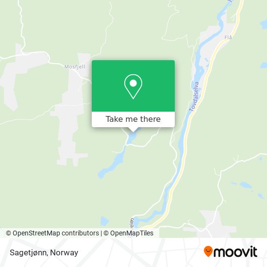 Sagetjønn map