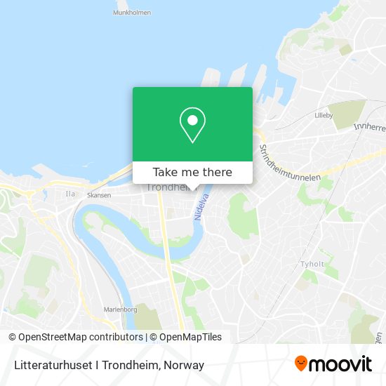 Litteraturhuset I Trondheim map