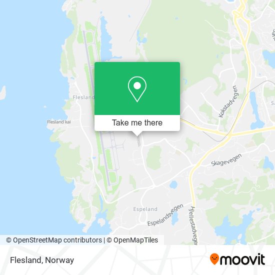 Flesland map