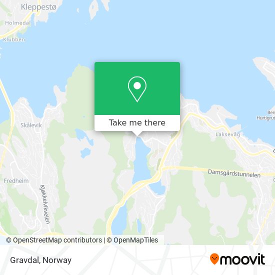 Gravdal map