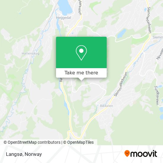 Langsø map