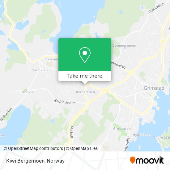 Kiwi Bergemoen map