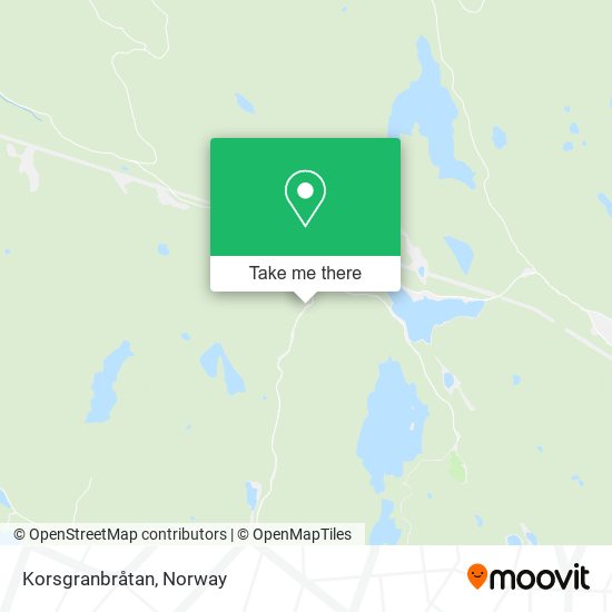 Korsgranbråtan map