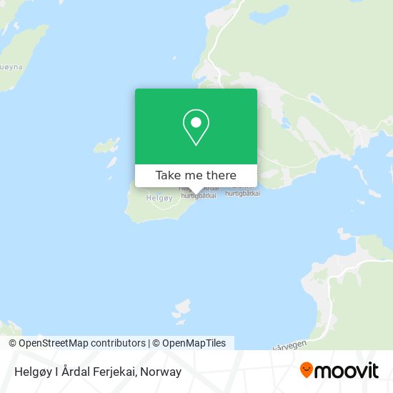 Helgøy I Årdal Ferjekai map