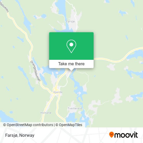 Farsjø map