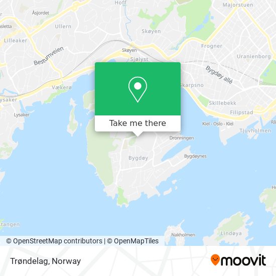 Trøndelag map