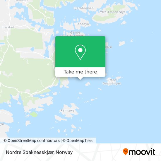 Nordre Spaknesskjær map
