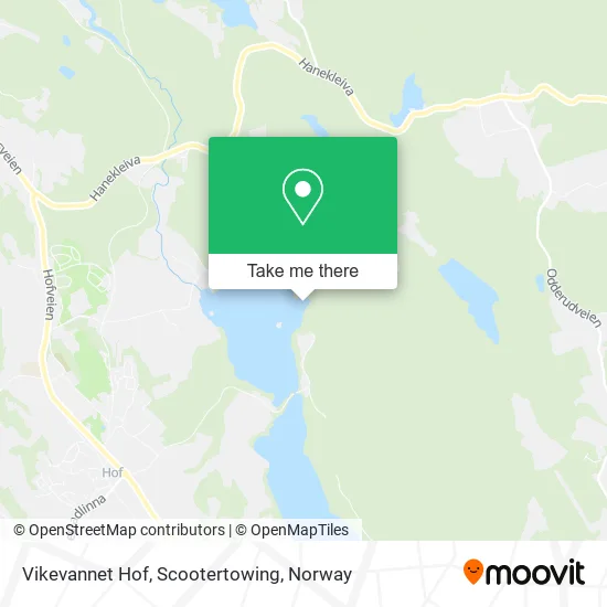 Vikevannet Hof, Scootertowing map