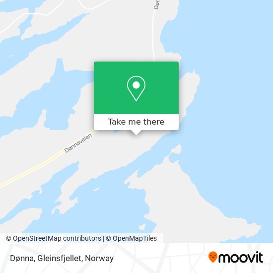 Dønna, Gleinsfjellet map