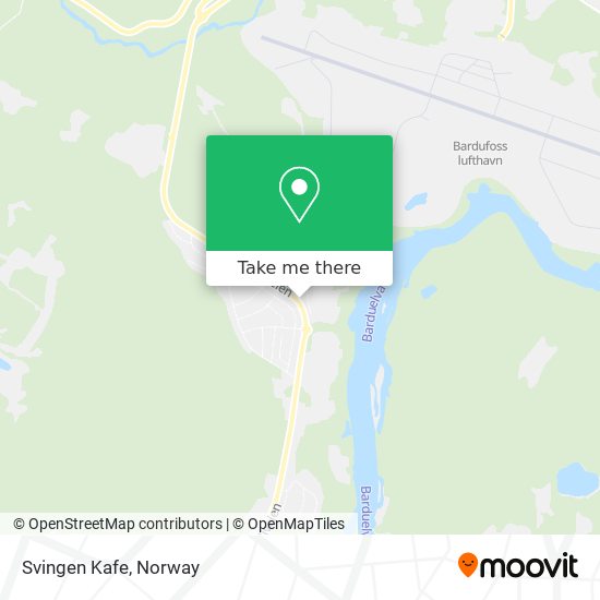 Svingen Kafe map