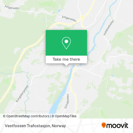 Vestfossen Trafostasjon map