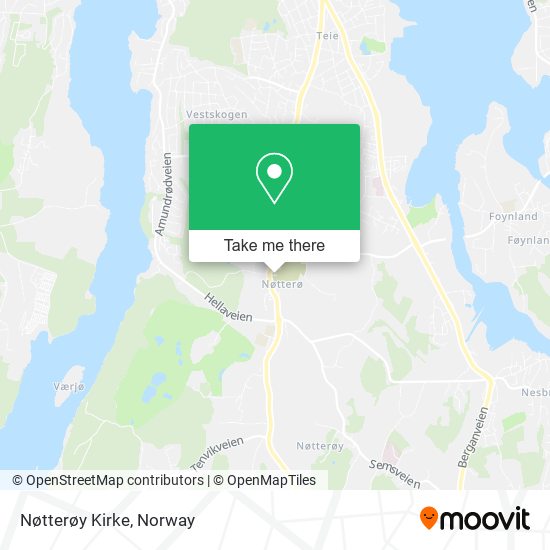 Nøtterøy Kirke map