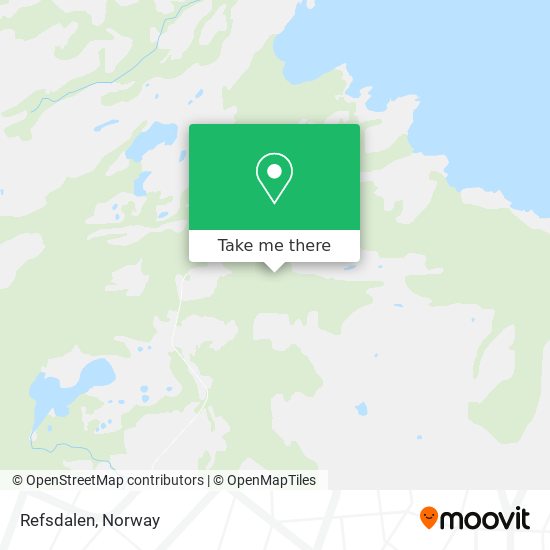 Refsdalen map