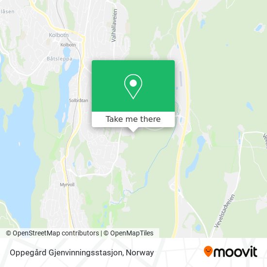 Oppegård Gjenvinningsstasjon map