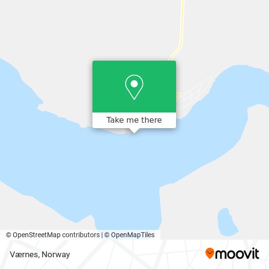 Værnes map