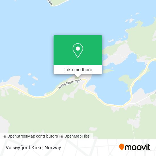 Valsøyfjord Kirke map