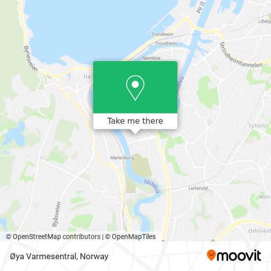 Øya Varmesentral map