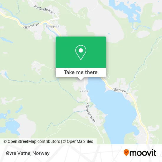 Øvre Vatne map