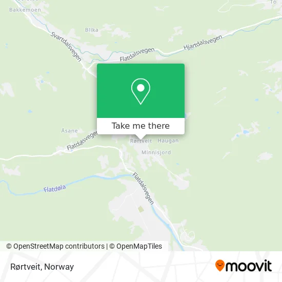 Rørtveit map