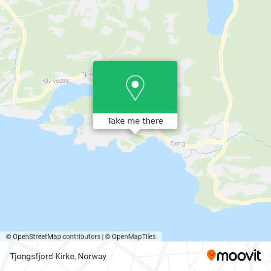 Tjongsfjord Kirke map