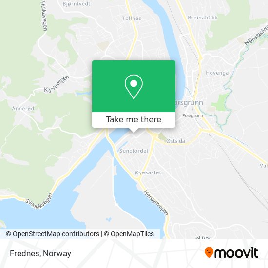 Frednes map