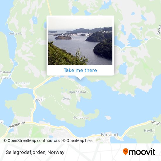 Sellegrodsfjorden map
