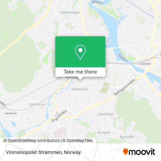 Vinmonopolet Strømmen map