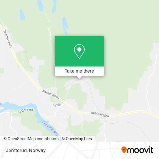 Jemterud map