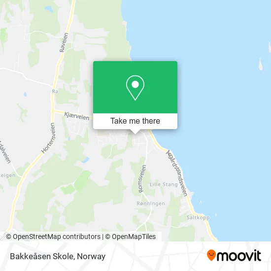 Bakkeåsen Skole map