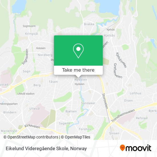 Eikelund Videregående Skole map