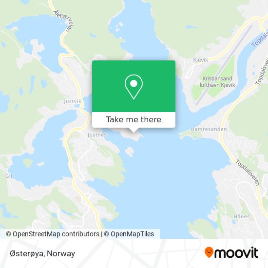 Østerøya map