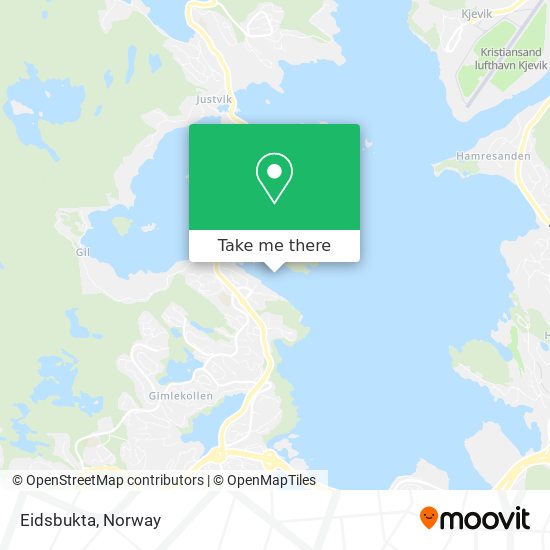 Eidsbukta map