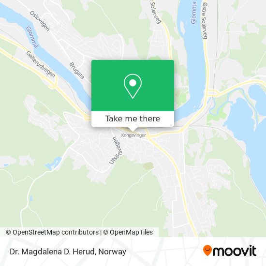 Dr. Magdalena D. Herud map