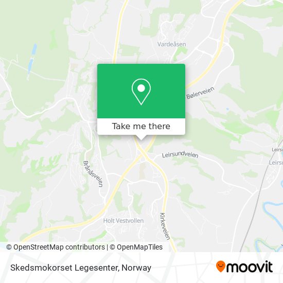 Skedsmokorset Legesenter map