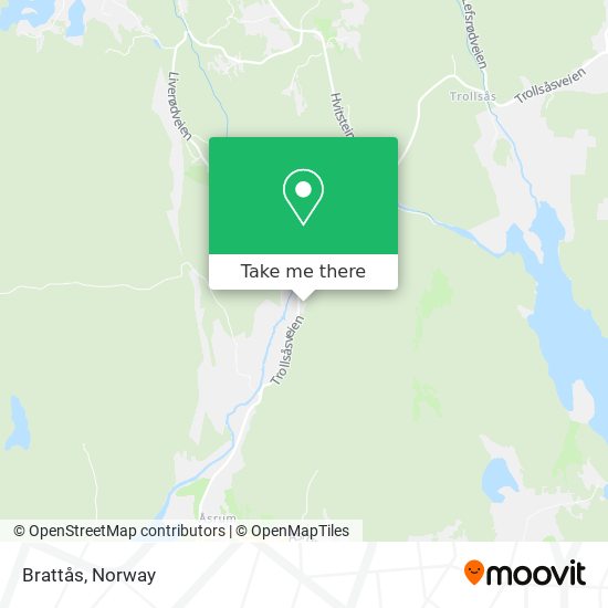 Brattås map