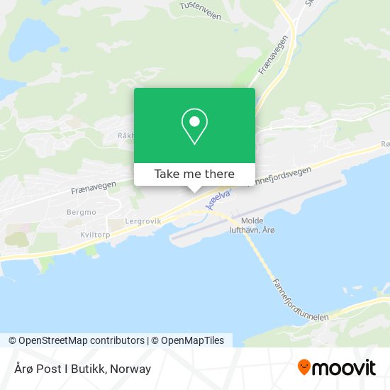 Årø Post I Butikk map